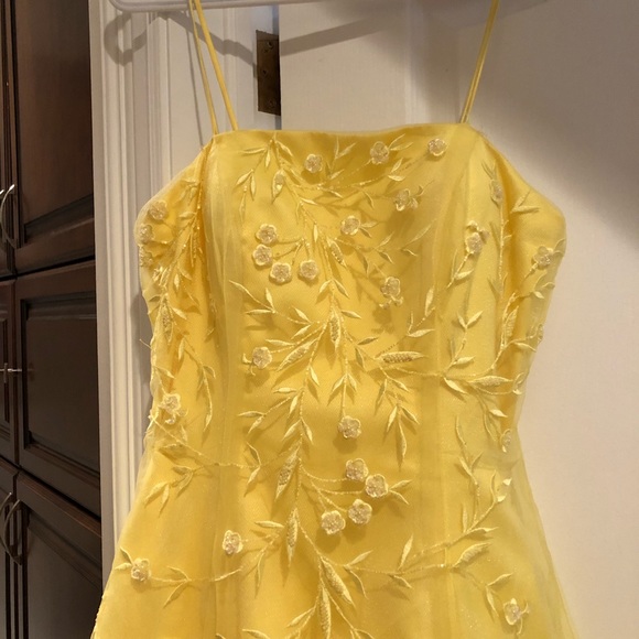 Yellow Prom Dress - Picture 2 of 4